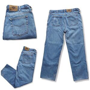 𝅺VINTAGE Christopher J Lightwash Mom Style Jeans Tag Size 38 - Waist 36"